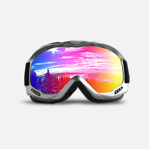 Ski goggles video
